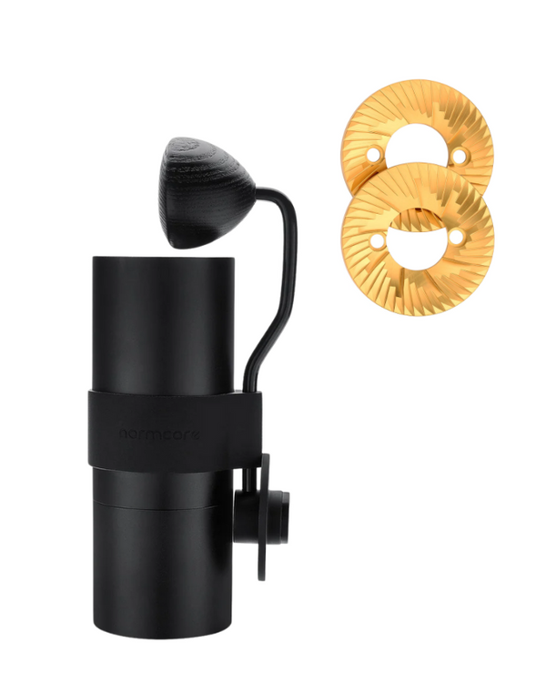 Normcore Manual Coffee Grinder V2  Flat Burr   نورمكور مطحنة يدوية تروس مسطحة