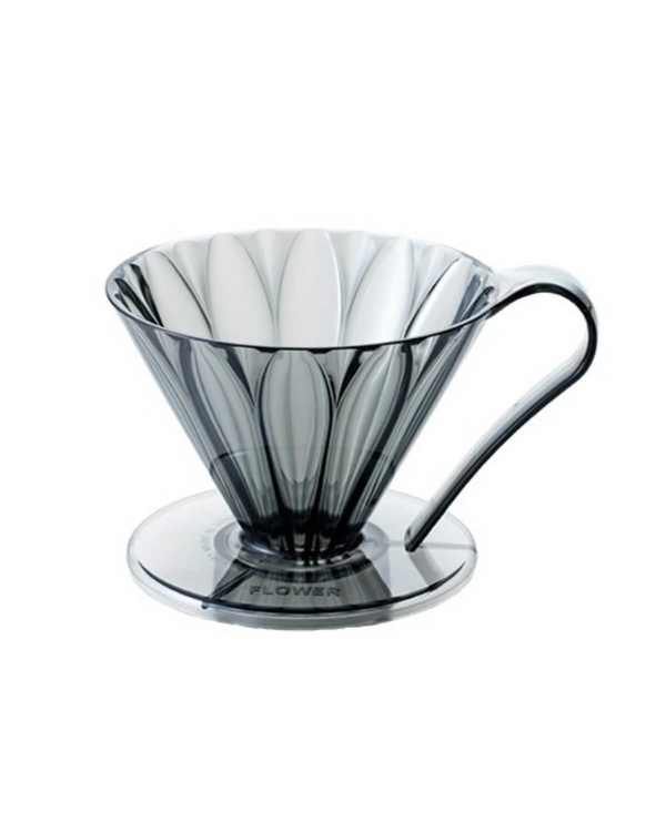 Cafec Flower Dripper Tritan -Black Plastic كافك فلور دريبر